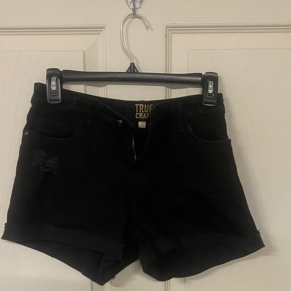 True Craft Women's Dark Jean Shorts